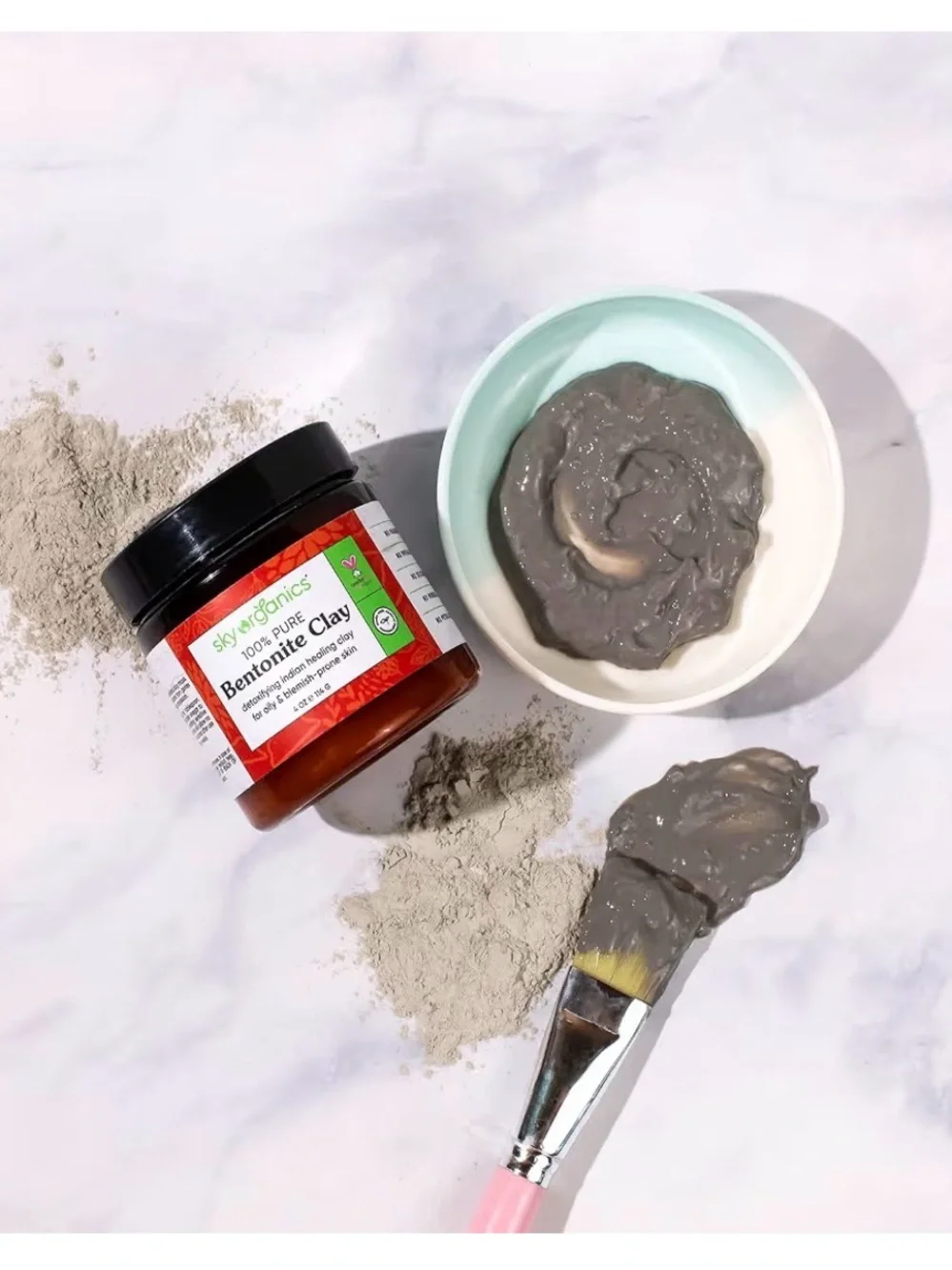 Sky Organics 100% Pure Bentonite Clay